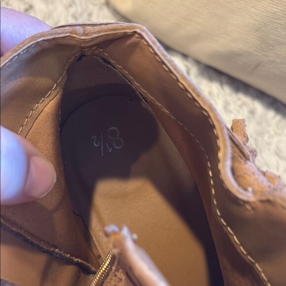 Brown Suede Ankle Boots - Picture 5 of 5